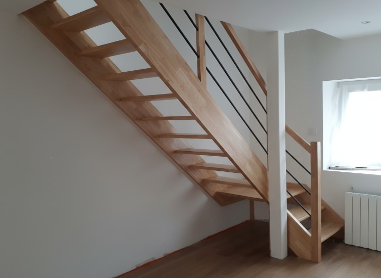 escalier bois sylvestrelebreton